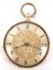 A ladies 18ct gold pocket watch, 34.18g, with a ladies 9ct gold pocket watch, 43.15g, with two 9ct gold chains 43.34g - 3