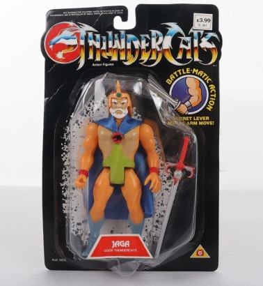 Vintage Thundercats Jaga Action Figure LJN Carded Moc.