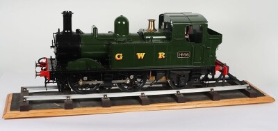 A 5in gauge Live Steam GWR 0-4-2 side tank engine No.1466,