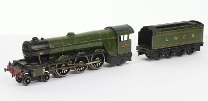 Bassett-Lowke 3-rail electric 0 gauge LNER 4-6-2 &lsquo;Flying Scotsman&rsquo; locomotive and tender,