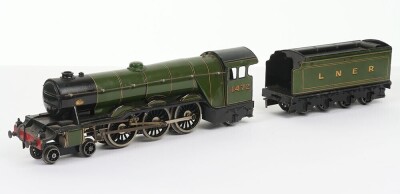 Bassett-Lowke 3-rail electric 0 gauge LNER 4-6-2 &lsquo;Flying Scotsman&rsquo; locomotive and tender,