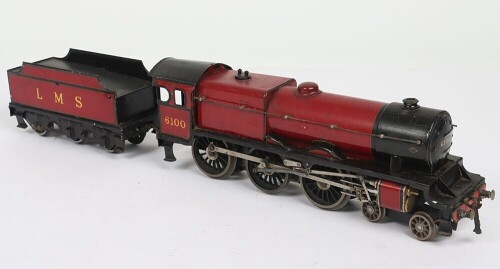 Bassett-Lowke 3-rail electric 0 gauge LMS 4-6-0 &lsquo;Royal Scot&rsquo; locomotive and tender,