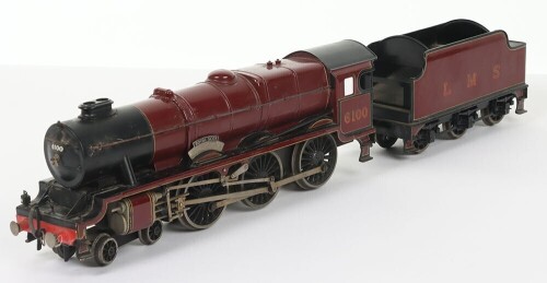 Bassett-Lowke 3-rail electric 0 gauge LMS 4-6-0 &lsquo;Royal Scot&rsquo; locomotive and tender,