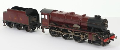 Bassett-Lowke 3-rail electric 0 gauge LMS 4-6-0 &lsquo;Royal Scot&rsquo; locomotive and tender, - 2