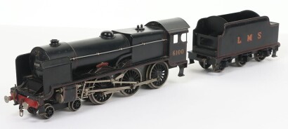 Bassett-Lowke 3-rail electric 0 gauge LMS 4-6-0 &lsquo;Royal Scot&rsquo; locomotive and tender,