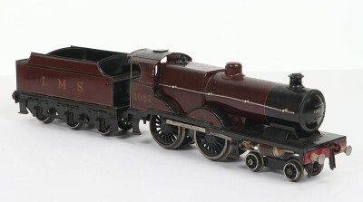 Bassett-Lowke boxed 3-rail electric 0 gauge LMS 4-4-0 Standard Compound locomotive and tender, - 2