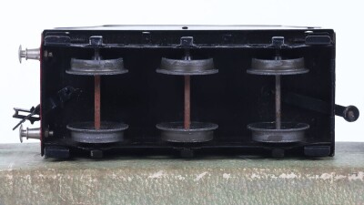Bassett-Lowke boxed 3-rail electric 0 gauge LMS 4-4-0 Standard Compound locomotive and tender, - 4