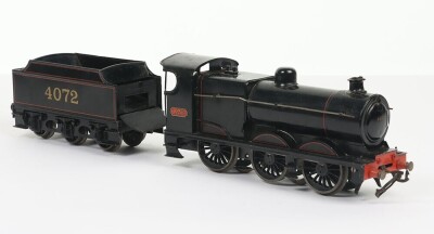 Bassett-Lowke boxed 3-rail electric 0 gauge LMS Fowler 4F 0-6-0 locomotive and tender, - 2