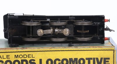 Bassett-Lowke boxed 3-rail electric 0 gauge LMS Fowler 4F 0-6-0 locomotive and tender, - 4