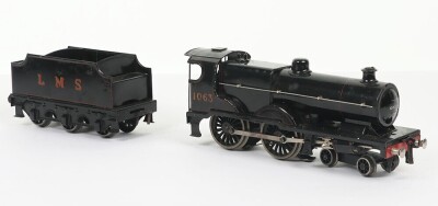 Bassett-Lowke 3-rail electric 0 gauge LMS Compound 4-4-0 locomotive and tender, - 2