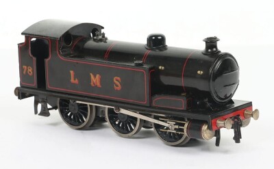 Bassett-Lowke boxed 3-rail electric 0 gauge LMS Standard 0-6-0 tank locomotive, - 2