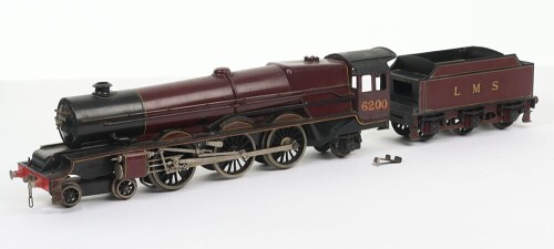 Bassett-Lowke clockwork 0 gauge LMS 4-6-2 &lsquo;The Princess Royal&rsquo; locomotive and tender,