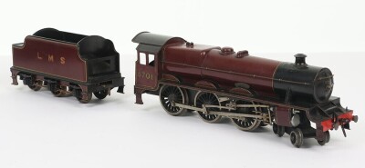 Bassett-Lowke clockwork 0 gauge LMS Jubilee class 4-6-2 &lsquo;Conqueror&rsquo; locomotive and tender, - 2