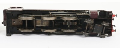 Bassett-Lowke clockwork 0 gauge LMS Jubilee class 4-6-2 &lsquo;Conqueror&rsquo; locomotive and tender, - 4