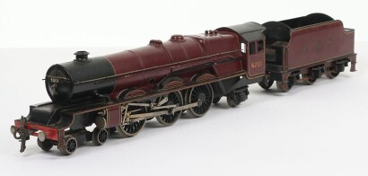 Bassett-Lowke clockwork 0 gauge LMS 4-6-2 &lsquo;Princess Elizabeth&rsquo; locomotive and tender,
