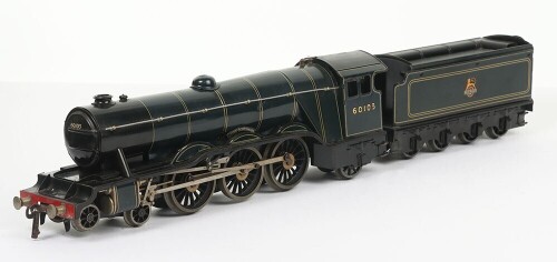 Bassett-Lowke clockwork 0 gauge LNER 4-6-2 &lsquo;Flying Scotsman&rsquo; locomotive and tender,