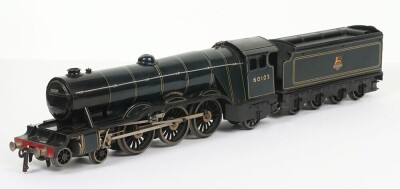 Bassett-Lowke clockwork 0 gauge LNER 4-6-2 &lsquo;Flying Scotsman&rsquo; locomotive and tender,
