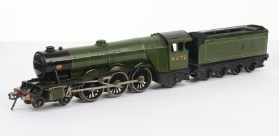 Bassett-Lowke clockwork 0 gauge LNER 4-6-2 &lsquo;Flying Scotsman&rsquo; locomotive and tender,