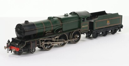 Bassett-Lowke clockwork 0 gauge BR 4-6-0 &lsquo;Royal Scot&rsquo; locomotive and tender,