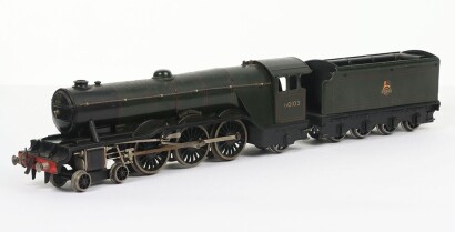 Bassett-Lowke clockwork 0 gauge LNER 4-6-2 &lsquo;Flying Scotsman&rsquo; locomotive and tender,
