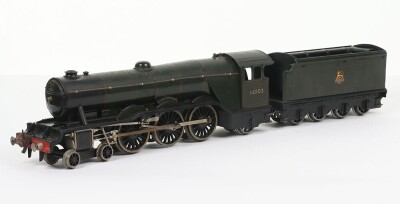 Bassett-Lowke clockwork 0 gauge LNER 4-6-2 &lsquo;Flying Scotsman&rsquo; locomotive and tender,