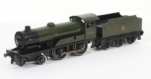 Bassett-Lowke clockwork 0 gauge BR 4-4-0 &lsquo;Prince Charles&rsquo; locomotive and tender