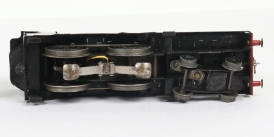 Bassett-Lowke 3-rail electric 0 gauge LMS 2P class 4-4-0 locomotive and tender, - 4
