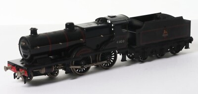 Bassett-Lowke clockwork 0 gauge BR Standard Compound 4-4-0 locomotive and tender,