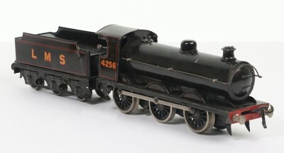 Bassett-Lowke clockwork 0 gauge LMS Standard Goods 0-6-0 locomotive and tender, - 2
