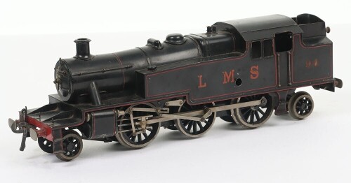 Scarce Bassett-Lowke clockwork 0 gauge LMS Fowler 3P class &lsquo;Prairie&rsquo; 2-6-2 tank locomotive,
