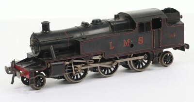 Scarce Bassett-Lowke clockwork 0 gauge LMS Fowler 3P class &lsquo;Prairie&rsquo; 2-6-2 tank locomotive,