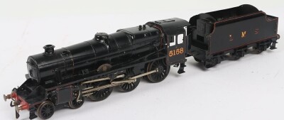 Scratch built 0 gauge electric Stanier class LMS 4-6-0 &lsquo;Glasgow Yeomanry&rsquo; locomotive and tender, - 2