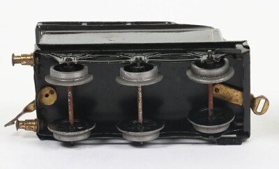 Bing for Bassett-Lowke 0 guage clockwork 0-4-0 locomotive and tender, - 3