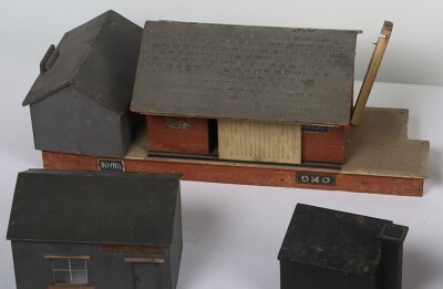 Wooden track side buildings, - 3