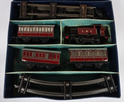 Hornby 0 gauge boxed 101 Tank Passenger set, - 2