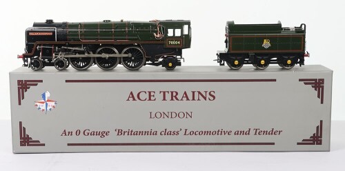 Ace Trains 0 gauge 4-6-0 BR Britannia class locomotive and tender &lsquo;William Shakespeare&rsquo;,