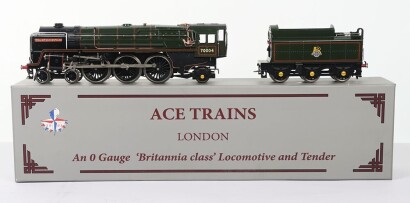 Ace Trains 0 gauge 4-6-0 BR Britannia class locomotive and tender &lsquo;William Shakespeare&rsquo;,
