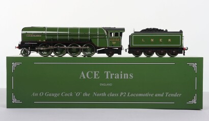Ace Trains 0 gauge 2-8-2 LNER P2 class locomotive and tender &lsquo;Cock &lsquo;O&rsquo; The North&rsquo;,