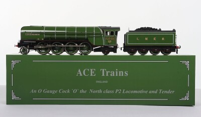 Ace Trains 0 gauge 2-8-2 LNER P2 class locomotive and tender &lsquo;Cock &lsquo;O&rsquo; The North&rsquo;,