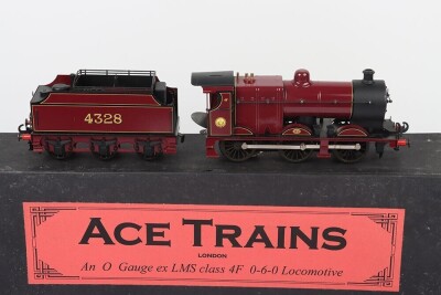 Ace Trains 0 gauge 0-6-0 ex LMS 4F locomotive and tender, - 2