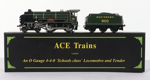 Ace Trains 0 gauge 4-4-0 Southern Schools class locomotive and tender &lsquo;Eton&rsquo;,