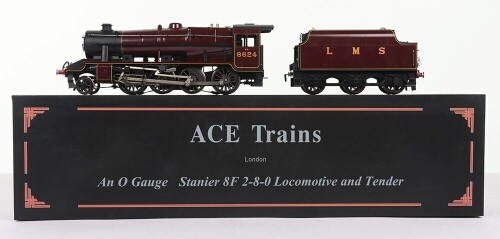 Ace Trains 0 gauge 2-8-0 LMS Stanier 8F locomotive and tender,