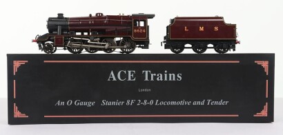 Ace Trains 0 gauge 2-8-0 LMS Stanier 8F locomotive and tender,