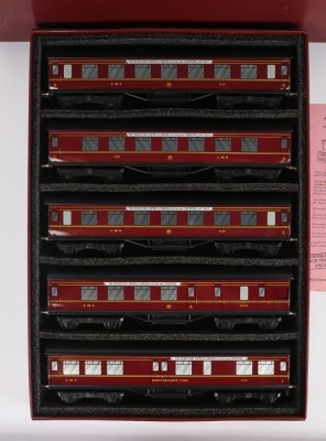 Ace Trains 0 gauge C/2 LMS five coach set, - 2