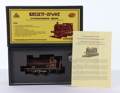 Bassett-Lowke BL99053 0 gauge 0-4-0 Peckett Industrial tank engine &lsquo;Wenman&rsquo;, limited edition of 250,