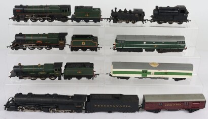 A Collection Hornby and Others 00 Gauge Unboxed Model Trains