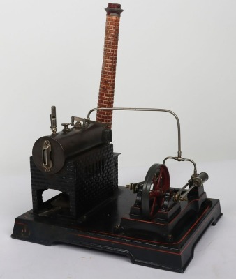 Doll & Cie 332/1 Horizontal Stationary live steam plant, German 1920s, - 2