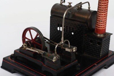 Doll & Cie 332/1 Horizontal Stationary live steam plant, German 1920s, - 4