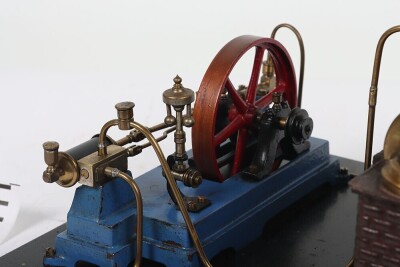 Doll & Cie horizontal stationary live steam plant, German 1920s, - 5