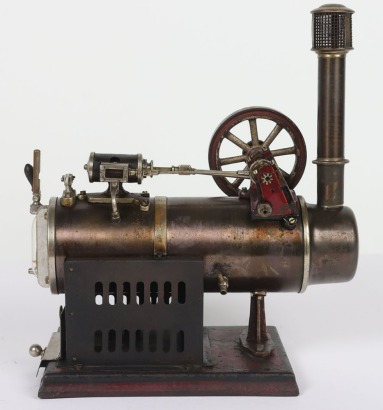 J Falk 456/0s Overtype stationary live steam engine, German 1920s,